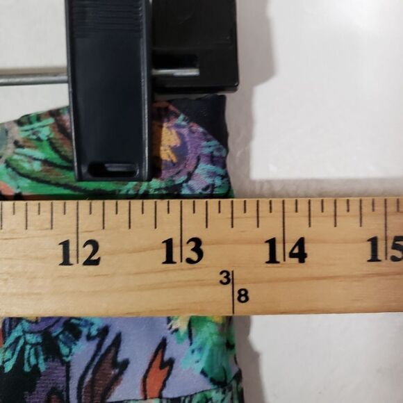 Running Bare Boho Print Patchwork Active Yoga Gym Leggings Size 6/8 - Picture 3 of 7